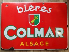 Plaque émaillée Bière de