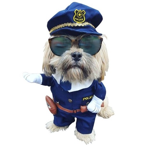 Déguisement pour chien agent