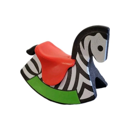 Playmobil cheval a bascule - -,