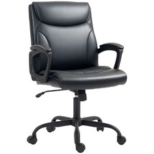 HOMCOM Chaise de bureau