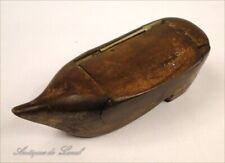 Tabatière Chaussure Sabot Bois 19e