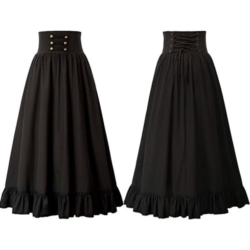 Jupe gothique victorienne - jupe, midi