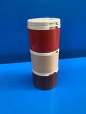 vintage TUPPERWARE 1308-46 pot récipients Shakers à épices empilables SEL POIVRE