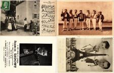 MUSIC ACCORDIONS 10 Vintage Postcards (L5062)