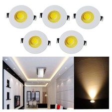 5x Mini 3W LED Recessed Small