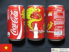Empty COCA-COLA can VIETNAM Collector TET New Year 2012 design a Coke NHAM THIN