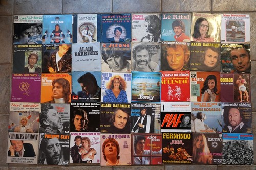 Lot disques vinyle tours - vinyle, 45
