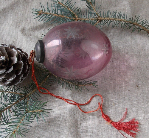 Ancienne boule verre - boule, en