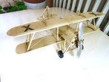 JOUET avion biplan en TÔLE
