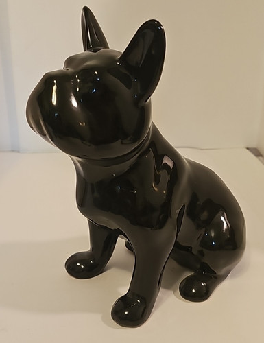 French bulldog sculpture - french,