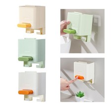 Porte-coton-tige mural pour