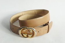 GUCCI Ceinture cuir marron