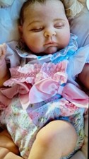 Reborn Baby girl Peaches réaliste ❤kit Cassie Brace, cheveux peints gravure cou