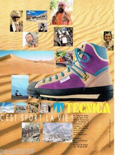 ADVERTISEMENT ADVERTISING 046 1988 shoes hiking walking Technica