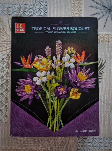 Bouquet tropical blocs de - bouquet,