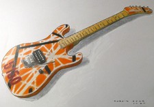 DUBOIS Mérite Maritime guitare Kramer Eddie Van Halen