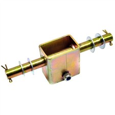 Support à roulettes pour remorque bateau / jet ski / dériveur 195 mm, broche ...