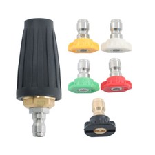 1/4 inch 3600 PSI High Pressure Turbine Nozzle Set 360° Rotating Turbo For Ryobi