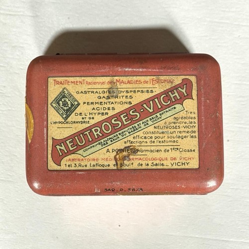 Ancienne boite tôle - boite,