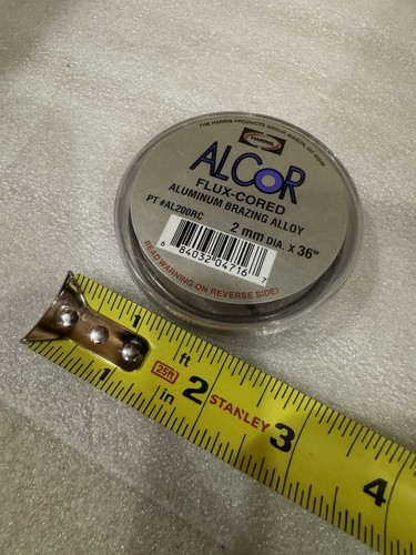 Harris alcor aluminum - alcor, brazing