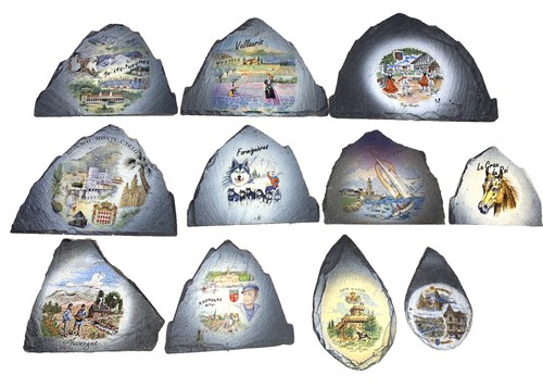 Lot ardoises décoratives - lot, 11