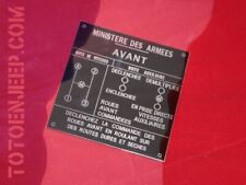 PLAQUE PLAQUETTE LABEL ALU HOTCHKISS M201 ARMEE TRANSFERT  .us ww2 - jeep willys
