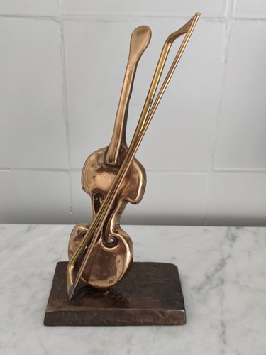 Sculpture violon violoncelle - -,