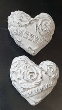 2 gros coeurs blancs