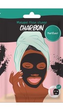 Masque Charbon Tissu Purifiant Hydratant Soin Visage Point Noir Soin De La Peau