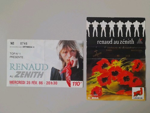 Place concert ticket - place, billet