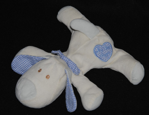 Peluche doudou chien allongé