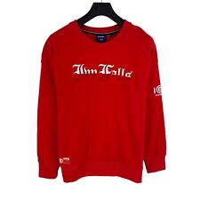 Superdry Femme Rouge Sweat À Col Rond Oversize Graphique Taille M/L