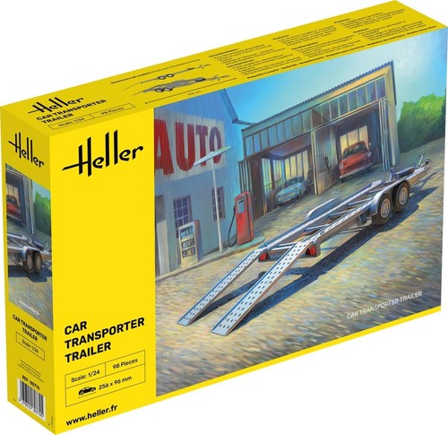 Remorque porte voiture 24 - porte-voiture, 1/24