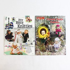 Lot De 2 Livres De Modèles De Tricot Pour Poupées 2002 Et 2010