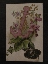 CP ILLUSTRATED RELIEF THICK ANCHOR FELT LEAVES FLOWERS - 12702