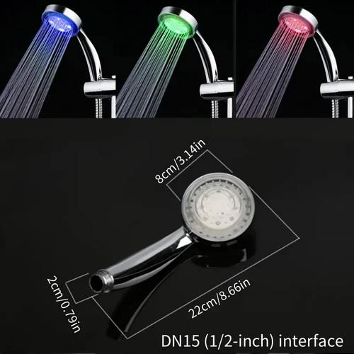 Pommeau douche led pluie - led,