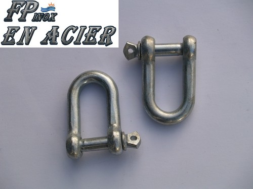 Manille droite acier libre - manille,