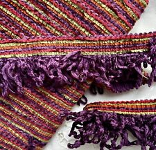 Antique haberdashery, OLD ARTIFICIAL SILK CATERPILLAR BRAID