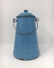 Pot A Lait Emaillé Ancien no