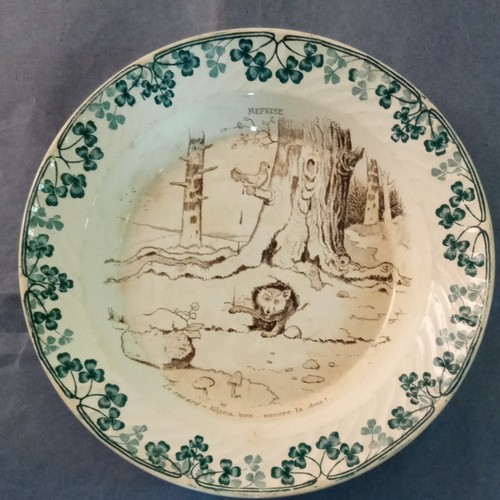 Assiette ancienne plat - assiette,