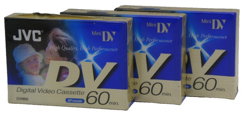 Lot minidv jvc 60mn - k7,