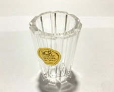 (12 PIÈCES) BOBÈCHES EN CRISTAL, PAR RCR, H 55 mm, TROU 10 mm, POUR LUSTRES