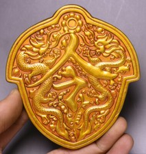 10CM Vieux Cuivre 24k Or Or