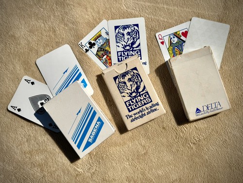 Vintage airline playing - airline, cards