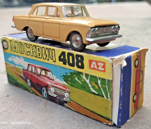 Vintage toy car moskvich - car,