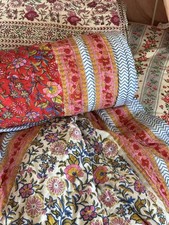 Couvre-lit indien artisanal