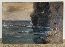 Huile sur panneau signée 