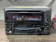 Kenwood DPX90 2DIN CD Cassette Deck Vintage Maintained Tested Works Retro Audio