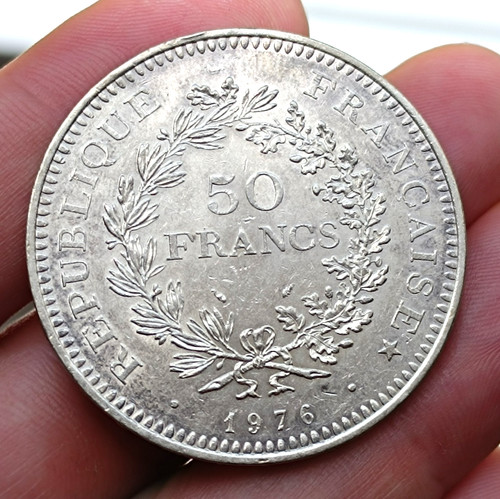 Monnaie argent francs 1976 - monnaie,