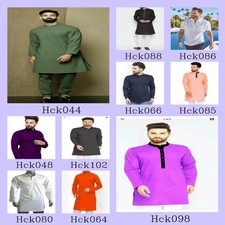 Kurta Pour Hommes Avec Pajama Kurta En Coton Vêtement Ethnique Indien